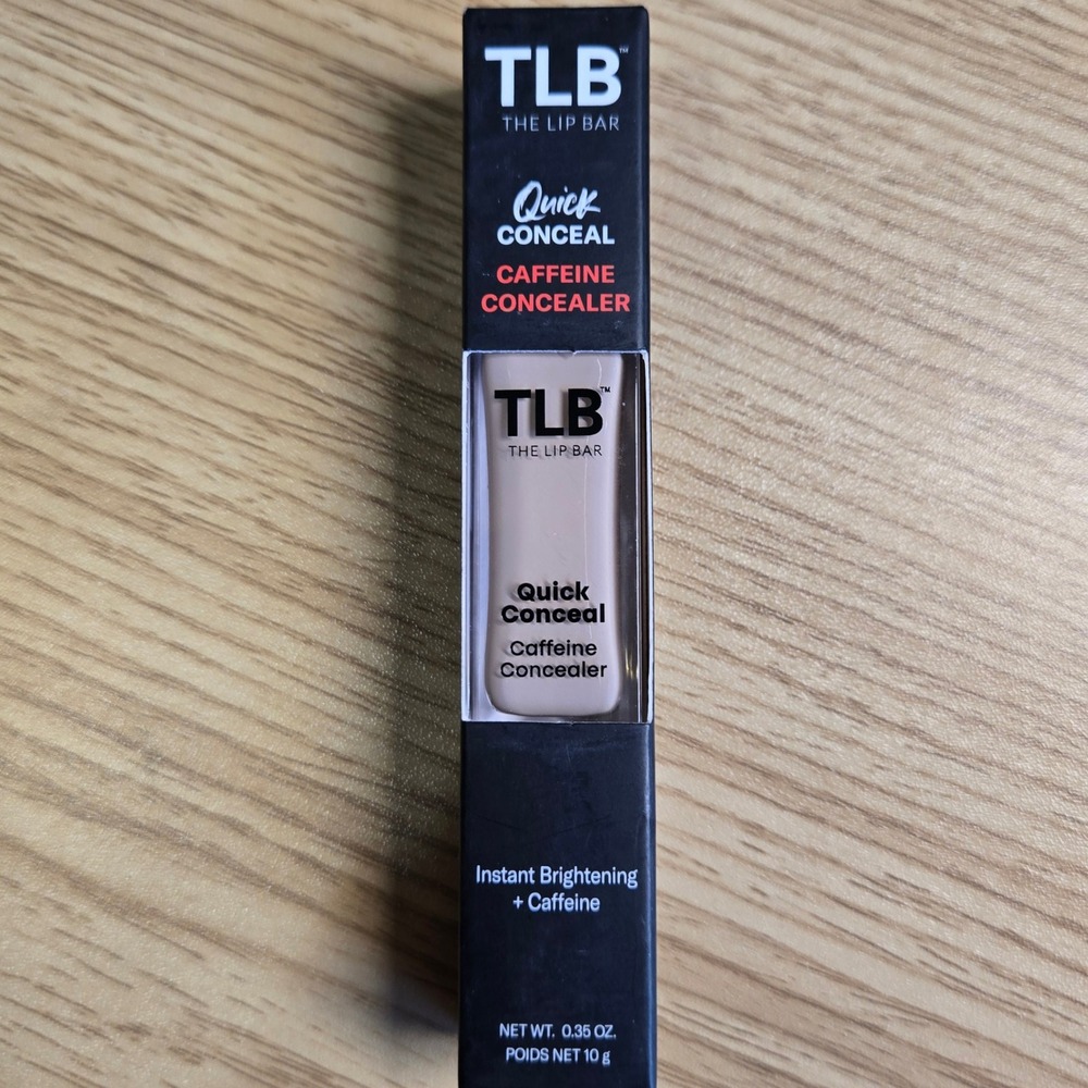 TLB The Lip Bar Quick Conceal Caffeine Concealer Ivory 1.0 New